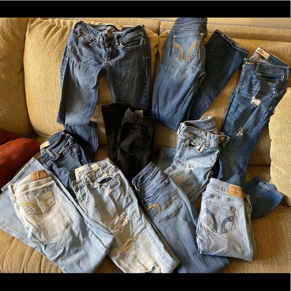 Hollister & American eagle jeans